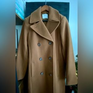 Old Navy brown pea coat. Spicy Lentil color.